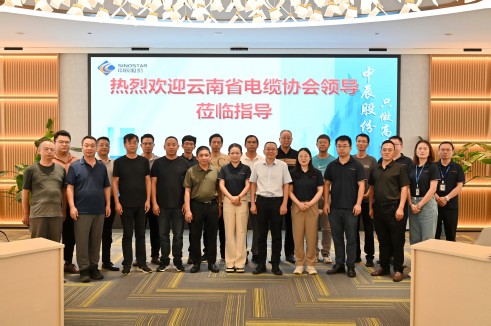 线聚你我 与企同行——云南省电线电缆行业协会莅临js345线路检测电缆考察交流